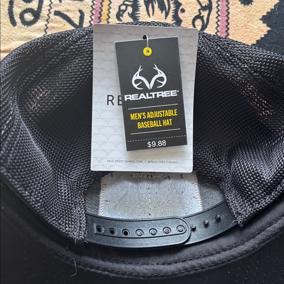 Realtree Fishing men’s Gray SnapBack hat NWT - Picture 4 of 4